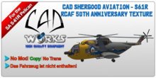 CAD SA S-61R Pelican RCAF 50th Anniversary Texture