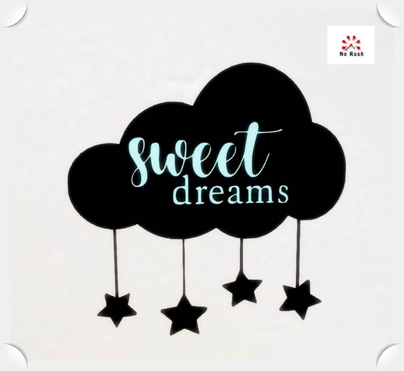 :::NO RUSH::: Sweet Dreams Wall Decor PACK