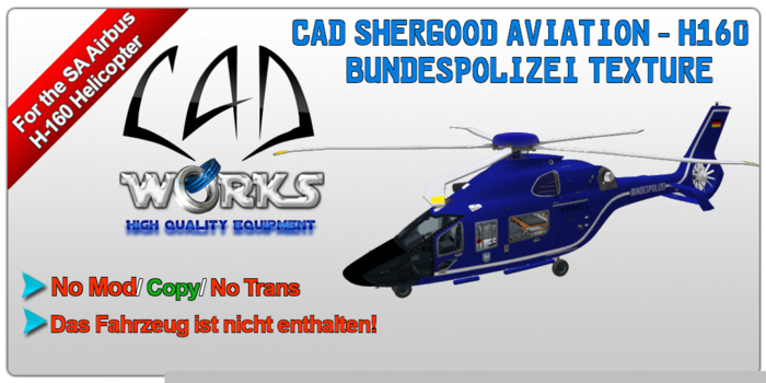 CAD SA H-160 Bundespolizei Texture