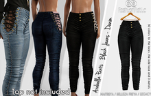 FashionNatic  Arabella Pants Black Jeans - Denim - Maitreya, Lara Petite, Belleza Freya, Legacy
