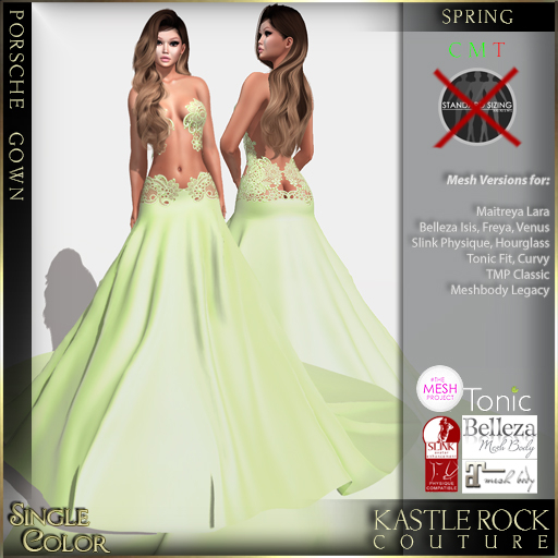 :KR: Porsche Gown - Spring (Add Me)