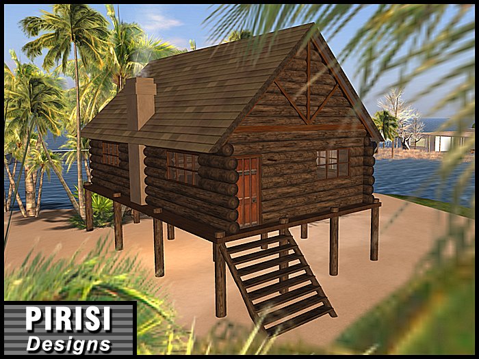 PIRISI - Oakwood Cabin - 20 Prims