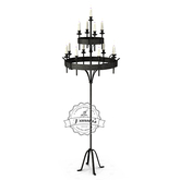 hive // something sinister // floor candelabra [wrought iron]