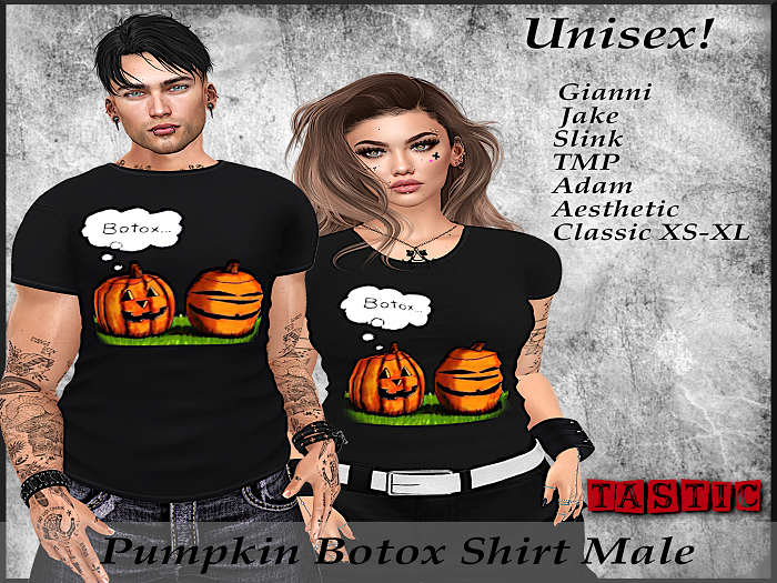 Tastic-Pumpkin Botox Shirt Male-Boxed