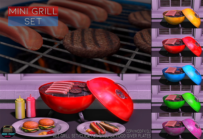 Junk Food - Mini Grill (Red)