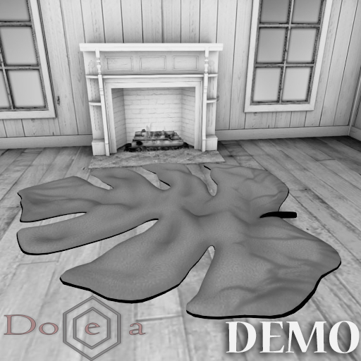 DollellA-Monstera Cushion Rug DEMO
