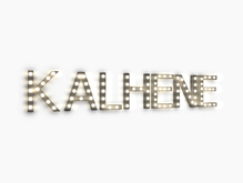 [Px] "KALHENE" Illuminated Light Bulbs Sign