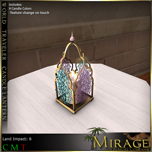 =Mirage= World Traveler Candle Lantern
