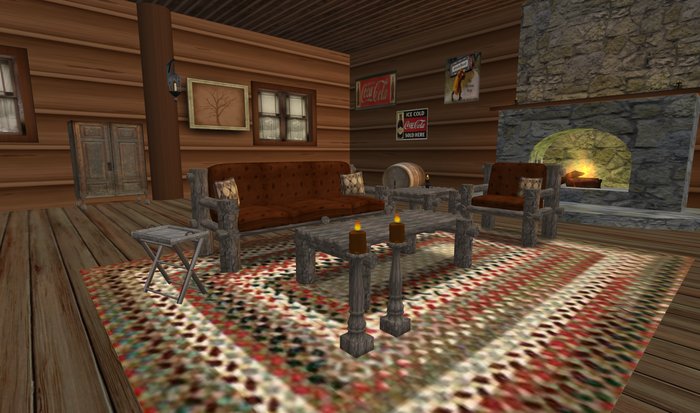 Black Karbon-Rustic Log Set Paprika