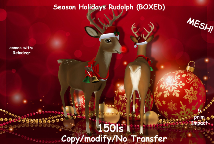 Season Holidays Rudolph (BOXED)