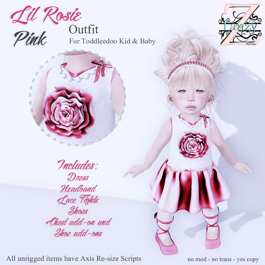ToddleTeeZ By: Z - Lil Rosie {Pink} Outfit