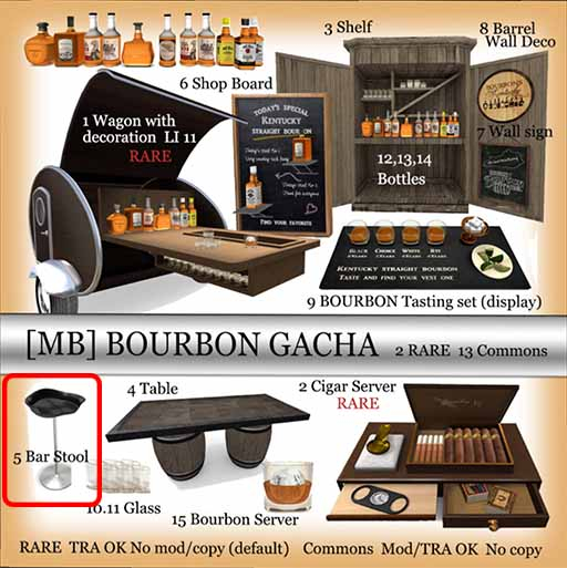 5 [MB] BOURBON -Bar stool- BOX