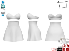 Dae Obj FBX For Women's Bralet With Highwaist Skirt Slink, Maitreya, Belleza, Tonic, Ocacin Standard