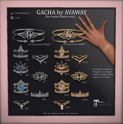 *AvaWay* Blume CACHA _Ring #2_sp