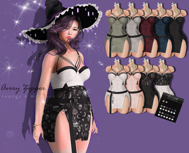 =Zenith=Avery Zipper Dress (ALL)Maitreya/Legacy