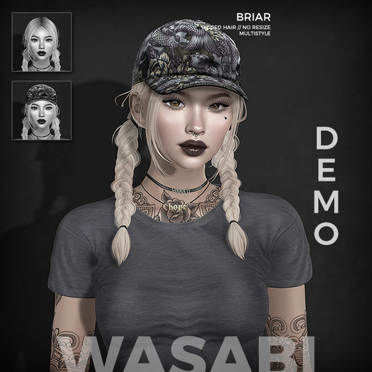 Wasabi // Briar Mesh Hair - Demo