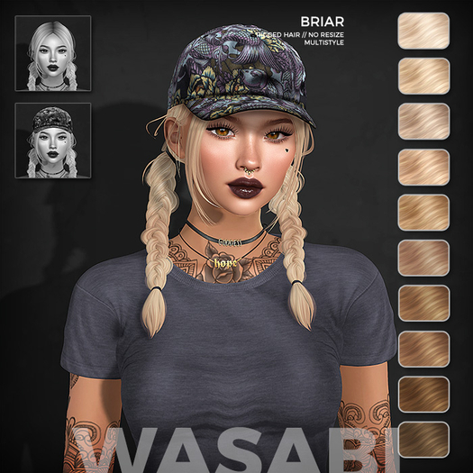 Wasabi // Briar Mesh Hair - Blonds