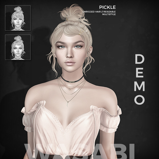 Wasabi // Pickle Mesh Hair - Demo