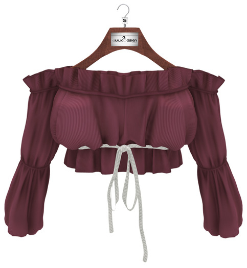 [GIULIADESIGN] -CHOISE-TOP LIGHT PURPLE