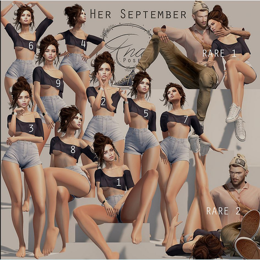 Ana Poses - Her September R1 RARE