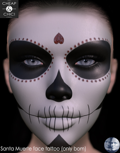 Cheap & Chic! Santa Muerte ink [Genus Project]