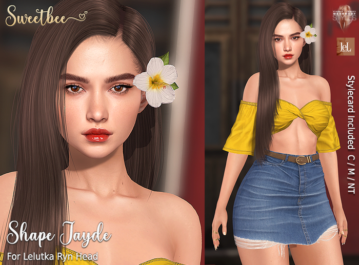 [Sweetbee] - Shape Jayde (Lelutka Ryn Head)