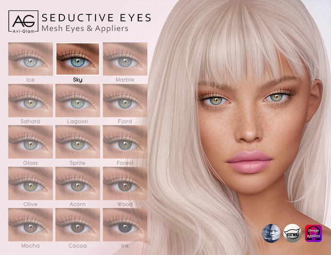 AG. Seductive Eyes - Sky