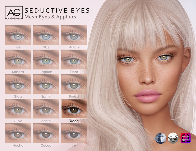 AG. Seductive Eyes - Wood