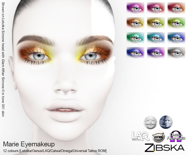 Zibska ~ Marie Eyemakeup [no trans] ~ wear me