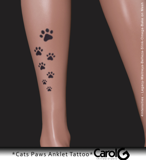 Tiny Paws Ankle TaTToo [CAROL G]