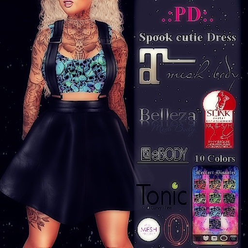 .:PD:. Spook Cutie Dress (UNPACK HUD)