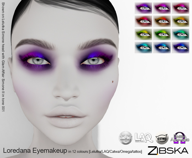 Zibska ~ Loredana Eyemakeup [no trans] ~ wear me