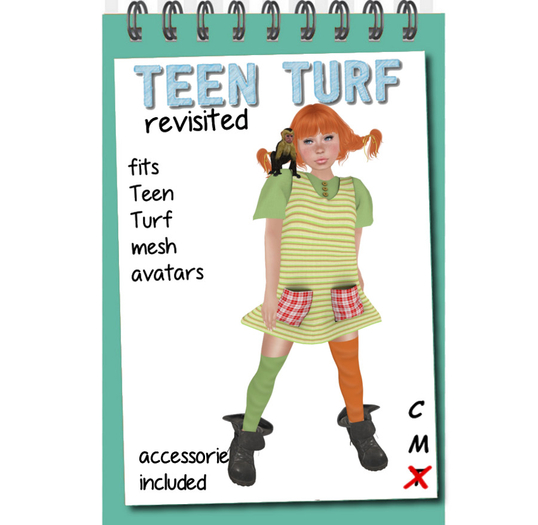 Teen Turf Pippi Costume