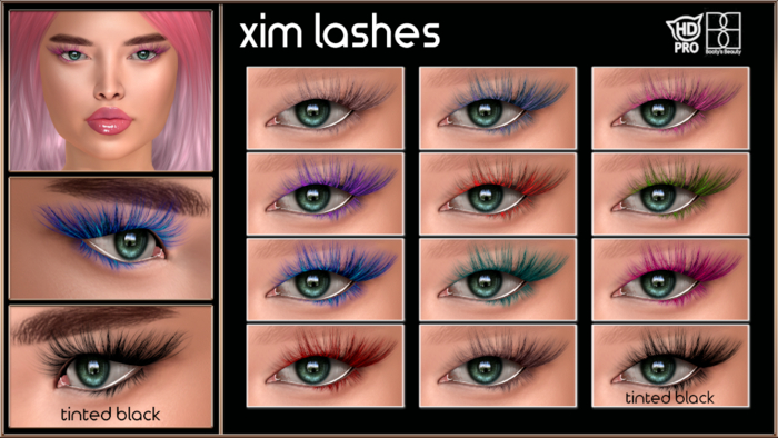 *Booty's Beauty* [Catwa HDPro] Xim Lashes