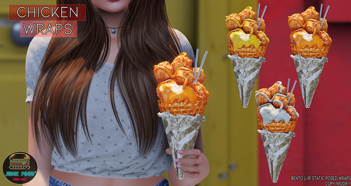 Junk Food - Chicken Wraps (Buffalo)