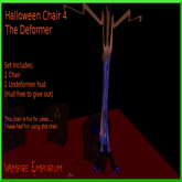 Halloween Chair 4, The Deformer (Boxed)