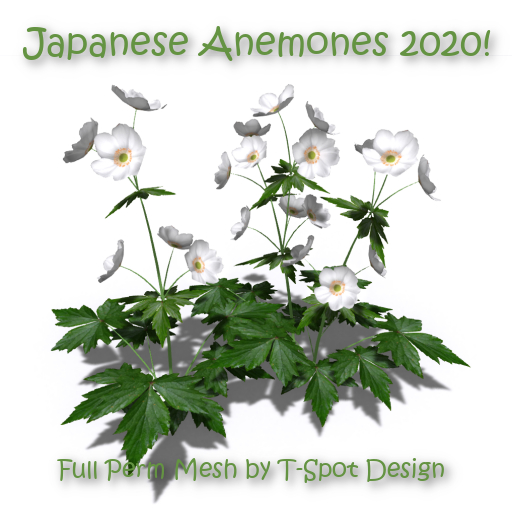 T-Spot Mesh - Japanese Anemones 2020 - Full Perm - LI=0.5-1.2