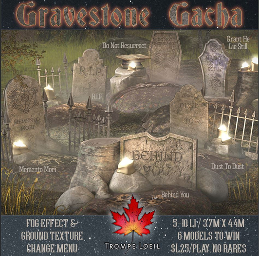 Trompe Loeil - Gravestone Gacha Dust To Dust