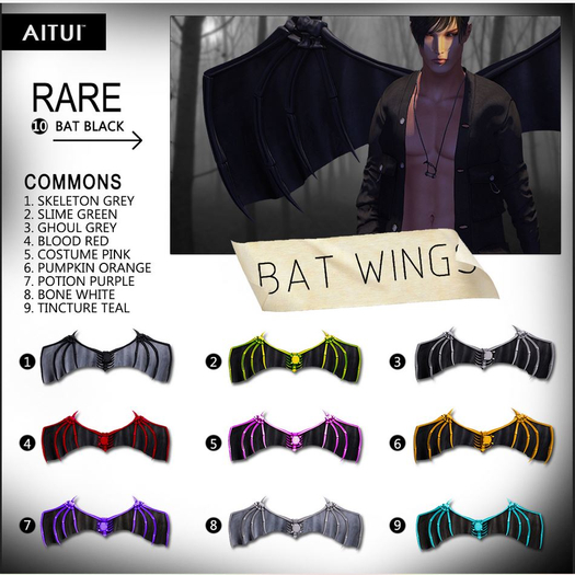 AITUI - Bat Wings - Pumpkin Orange