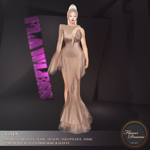 .:FlowerDreams:.Gaia Gown - bronze