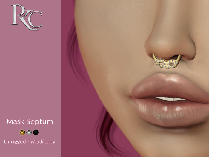 *PKC* Mask Septum - Unrigged
