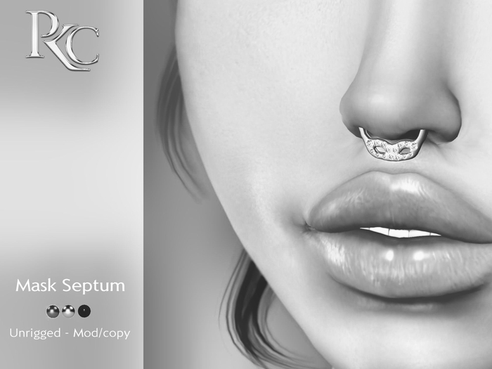 *PKC* Mask Septum - Unrigged DEMO