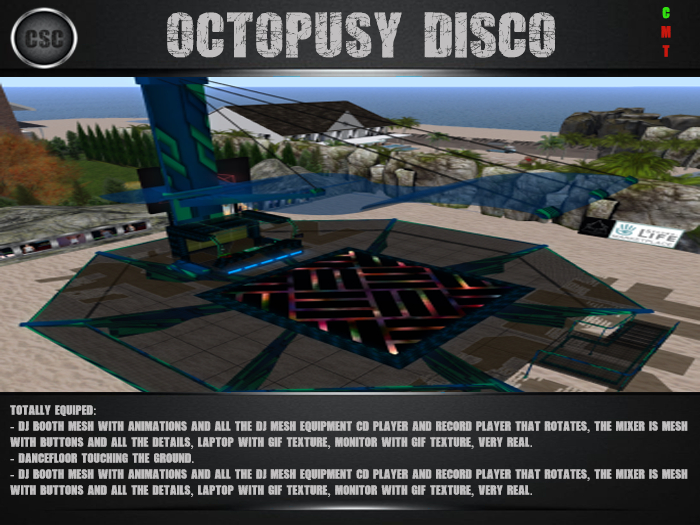CSC Octopussy REZZER 121 prims