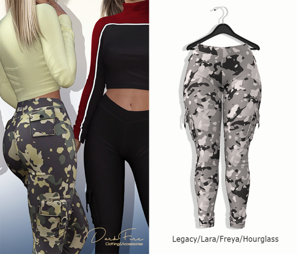 DarkFire Kelly Cargo Leggings-#21