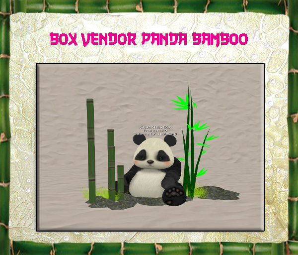 box vendor panda bamboo box