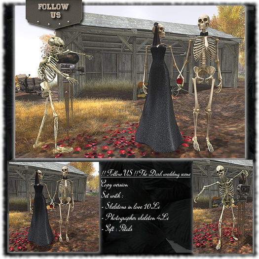 !! Follow US !! Halloween The dark wedding scene COPY BOX