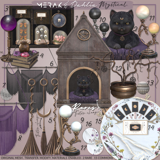 Merak&Dahlia - Mystical - Ritual Cloth - Silver 16 (BOXED)