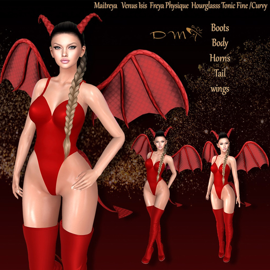 DM ~ Demonessa Costume Red ♥ Promo ♥