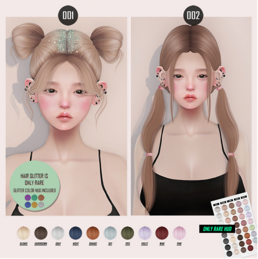 VCO HAIR - Michiko 001 . RARE