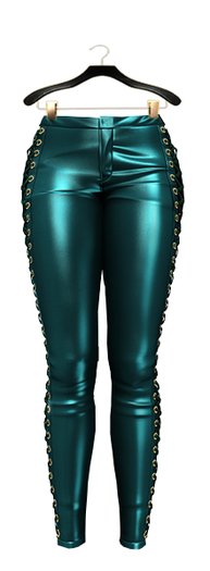 GGVG AMAYA LATEX PANT TURQUAZ